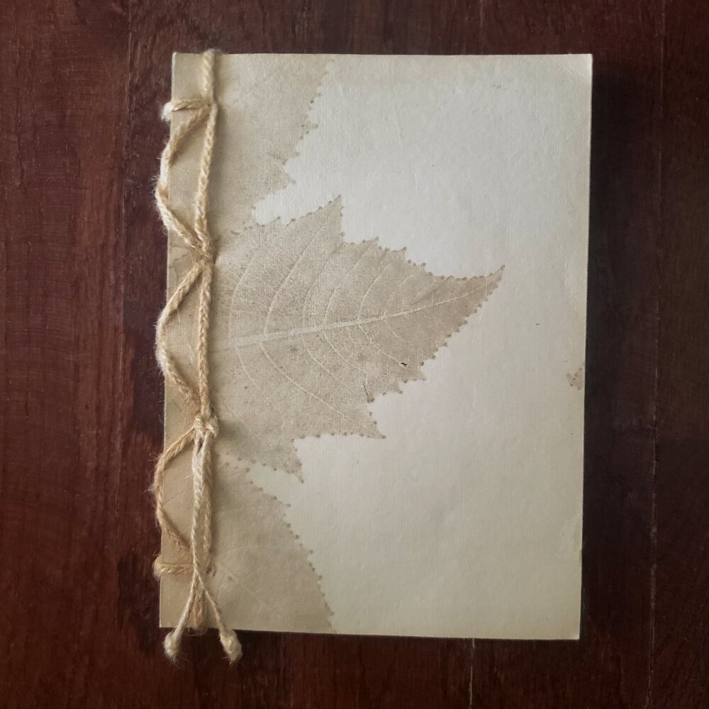 Hand-made Journal with Natural Fiber Paper